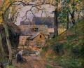 Granja en Montfoucault 1874 Camille Pissarro